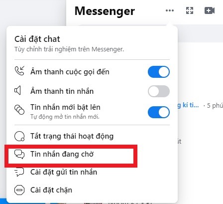 Thủ thuật - Tiện ích - Các bước xem tin nhắn chờ trên Facebook Messenger vô cùng đơn giản (Hình 5).