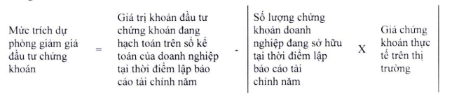 Chính sách - Quy định mới về trích lập dự phòng giảm giá đầu tư chứng khoán