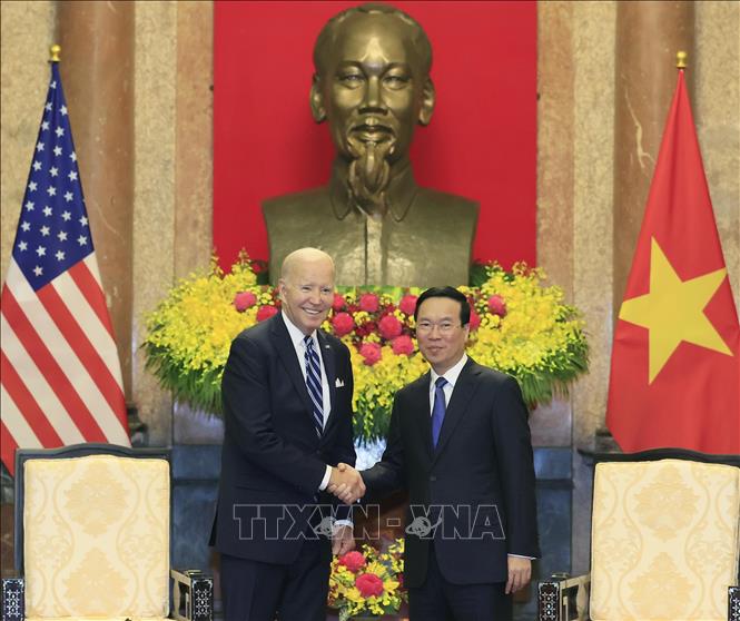 Tiêu điểm - Chủ tịch nước Võ Văn Thưởng tiếp Tổng thống Hoa Kỳ Joe Biden (Hình 2).