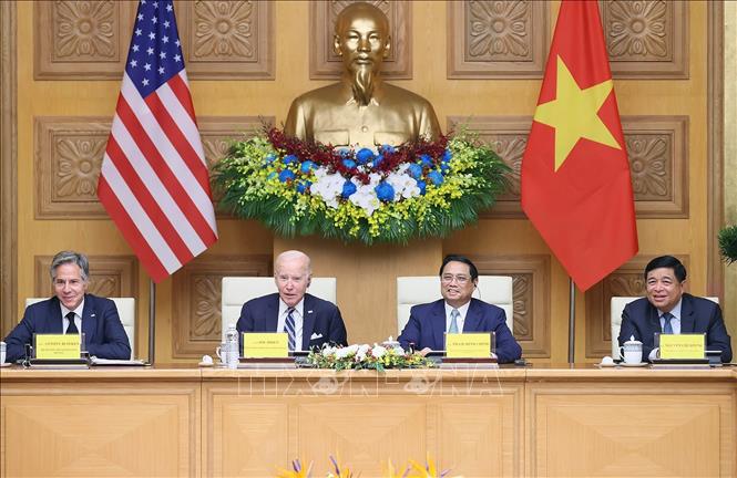 Tiêu điểm - Thủ tướng Phạm Minh Chính và Tổng thống Joe Biden dự Hội nghị cấp cao về Đầu tư và Đổi mới sáng tạo (Hình 3).