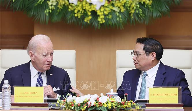 Tiêu điểm - Thủ tướng Phạm Minh Chính và Tổng thống Joe Biden dự Hội nghị cấp cao về Đầu tư và Đổi mới sáng tạo (Hình 2).