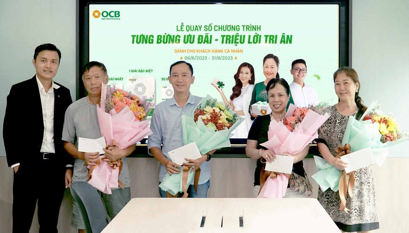 Kinh tế - OCB công bố 36 khách hàng trúng giải chương trình “Tưng bừng ưu đãi – Triệu lời tri ân”