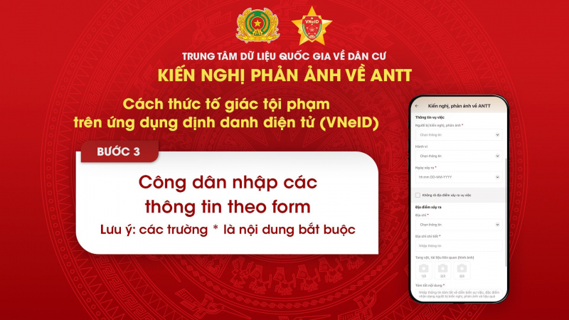 An ninh - Hình sự - Gần 16.000 phản ánh tố giác tội phạm thông qua ứng dụng VNeID (Hình 4).