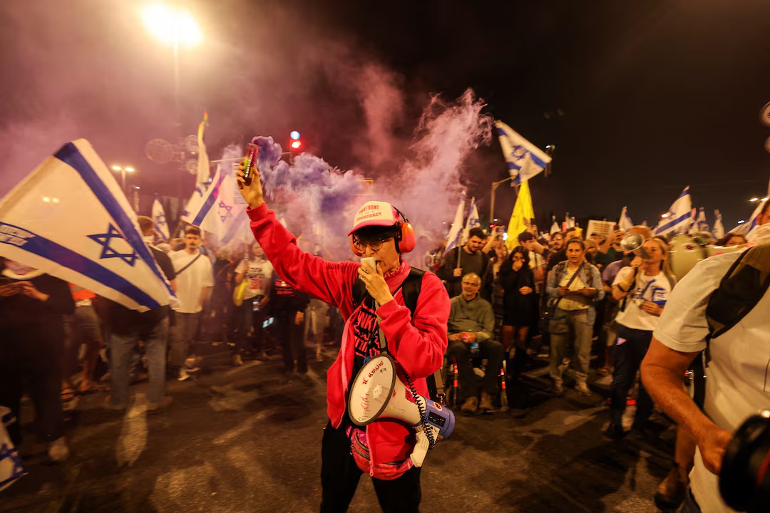 Thế giới - Hàng chục ngàn người biểu tình phản đối Chính quyền Netanyahu tại Jerusalem