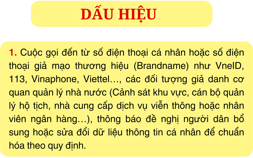 An ninh - Hình sự - Cách nhận biết và phòng tránh lừa đảo chuẩn hóa thông tin cá nhân