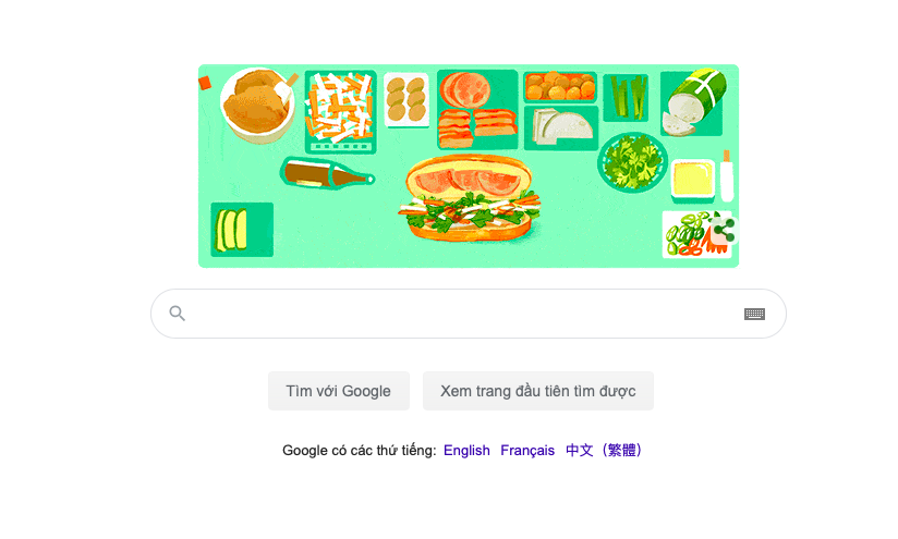 Văn hoá - Bánh mì được xuất hiện làm Doodle trên hệ thống Google của 12 nước