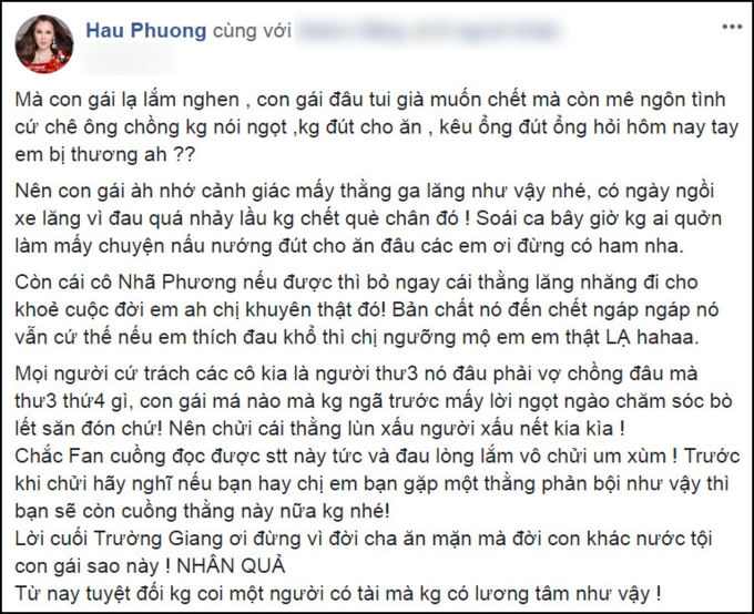 'Nhã Phương, nếu được thì bỏ người đàn ông lăng nhăng cho khỏe cuộc đời' (Hình 3).