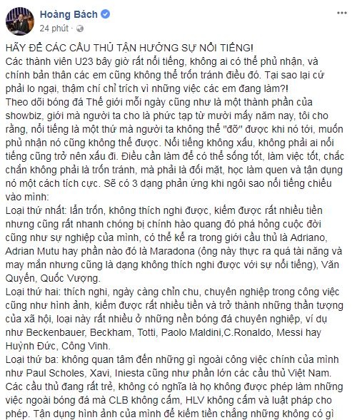 Hoàng Bách bênh vực Bùi Tiến Dũng: Tận dụng hình ảnh kiếm tiền không có gì sai (Hình 2).