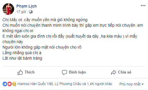 Vợ Phạm Anh Khoa bất ngờ nhắc lại scandal gạ tình của chồng, Phạm Lịch bức xúc lên tiếng