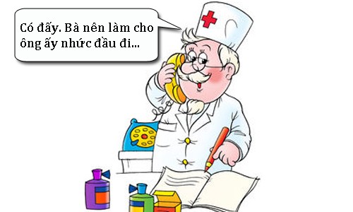 Cộng đồng mạng - Trưa cười: Lời khuyên của bác sĩ khi chồng uống nhầm thuốc