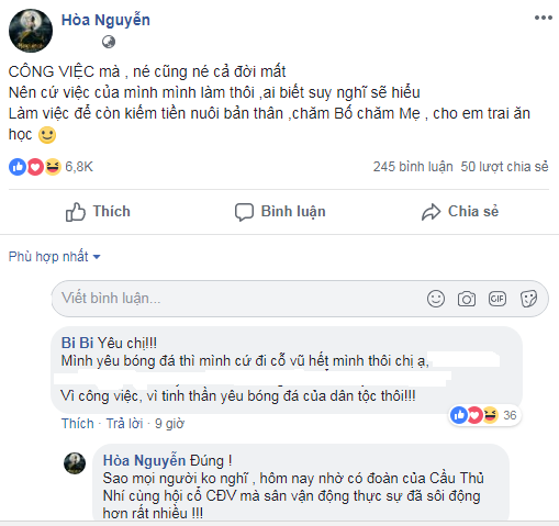 Ngôi sao - Hòa Minzy lên tiếng về việc sang Indonesia cổ vũ trận đấu có Công Phượng  (Hình 2).