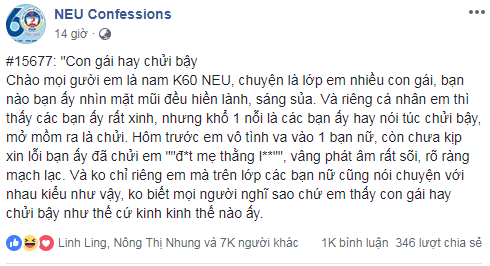 Cộng đồng mạng - Cư dân mạng tranh cãi sôi nổi về chuyện con gái chửi bậy