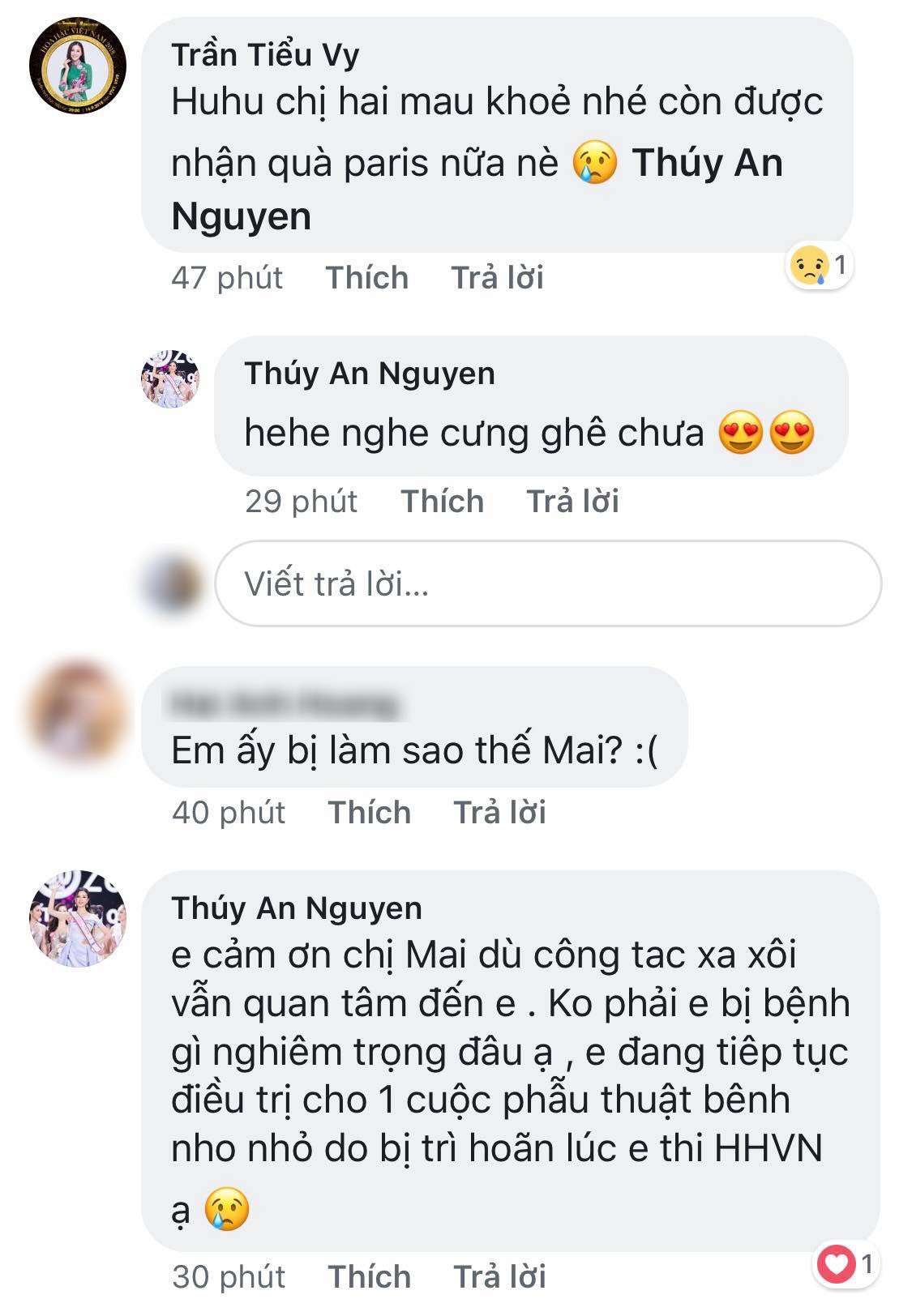 Ngôi sao - Sau 2 tuần đăng quang, Á hậu Thúy An nhập viện phẫu thuật (Hình 2).