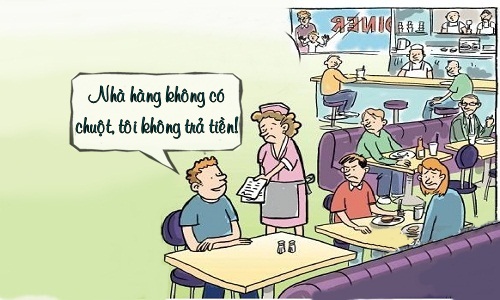 Cộng đồng mạng - Trưa cười: Khách quỵt tiền ăn vì nhà hàng không có chuột