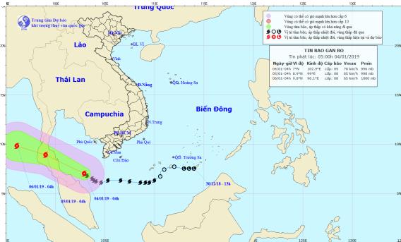 Tin nhanh - Tin mới nhất bão số 1: Chiều nay đổ bộ vào đất liền, sóng biển cao 7m