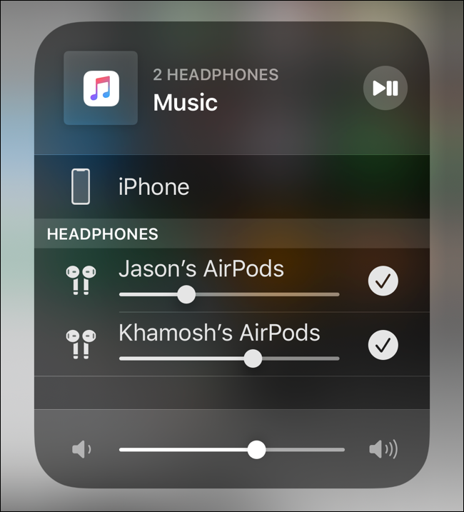 Thủ thuật - Tiện ích - Cách chia sẻ nhạc giữa các thiết bị mà không cần kết nối hai bộ AirPods vào iPhone hoặc iPad (Hình 4).