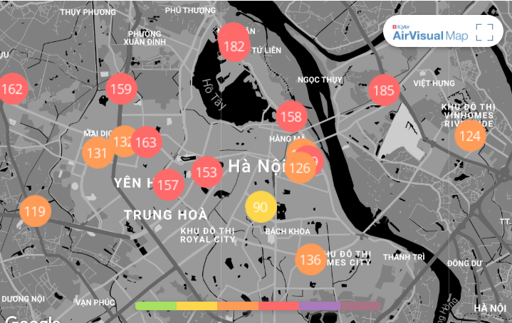 Dân sinh - Chất lượng không khí 11/2: Hà Nội chìm trong mưa phùn rét buốt, không khí xấu