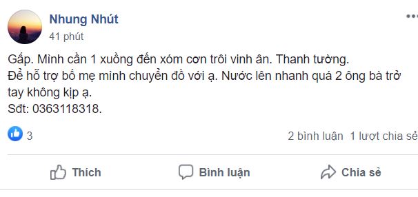 Dân sinh - Mưa lớn, thủy điện mở xả tràn, người dân Nghệ An lên mạng kêu cứu  (Hình 3).