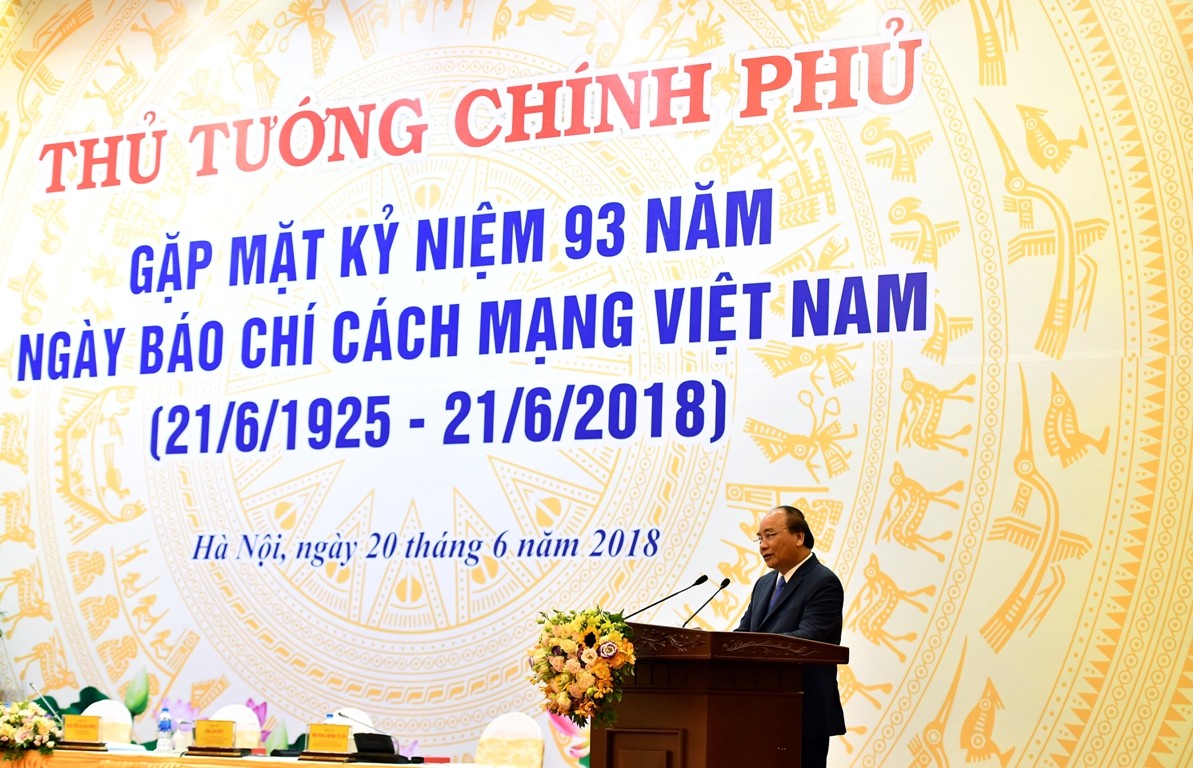 Thủ tướng Nguyễn Xuân Phúc chúc mừng, biểu dương sự nỗ lực của đội ngũ những người làm báo