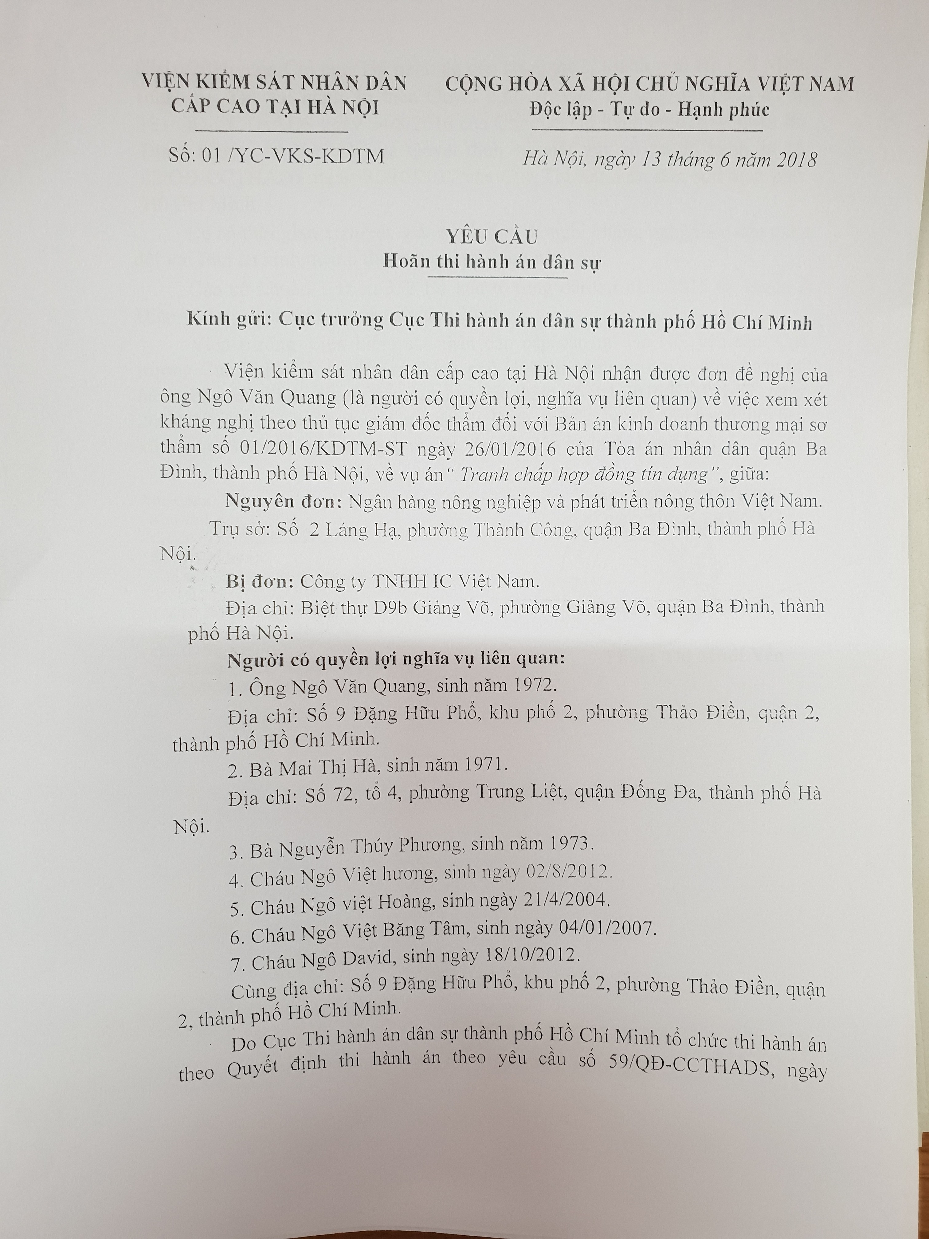 Hồ sơ điều tra - Những dấu hỏi quanh vụ căn nh&agrave; trăm tỷ bị &ldquo;cưỡng chế&rdquo; thi h&agrave;nh &aacute;n ở TP.HCM (H&igrave;nh 2).