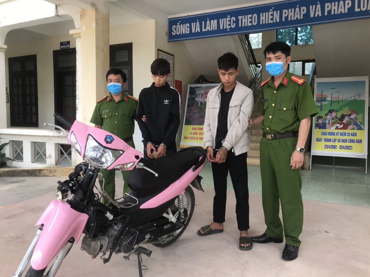 An ninh - Hình sự - Bắt hai thanh niên cướp điện thoại của phụ nữ ở phố đi bộ