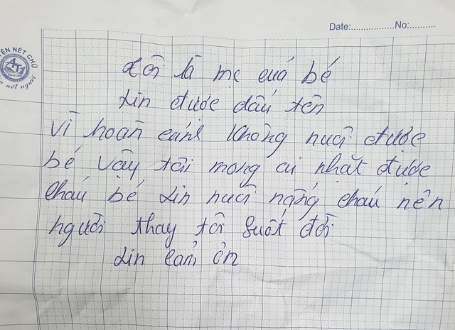 Dân sinh - Xót xa bé gái gần 1 tuổi bị bỏ rơi trong đêm lạnh cùng bức thư của mẹ