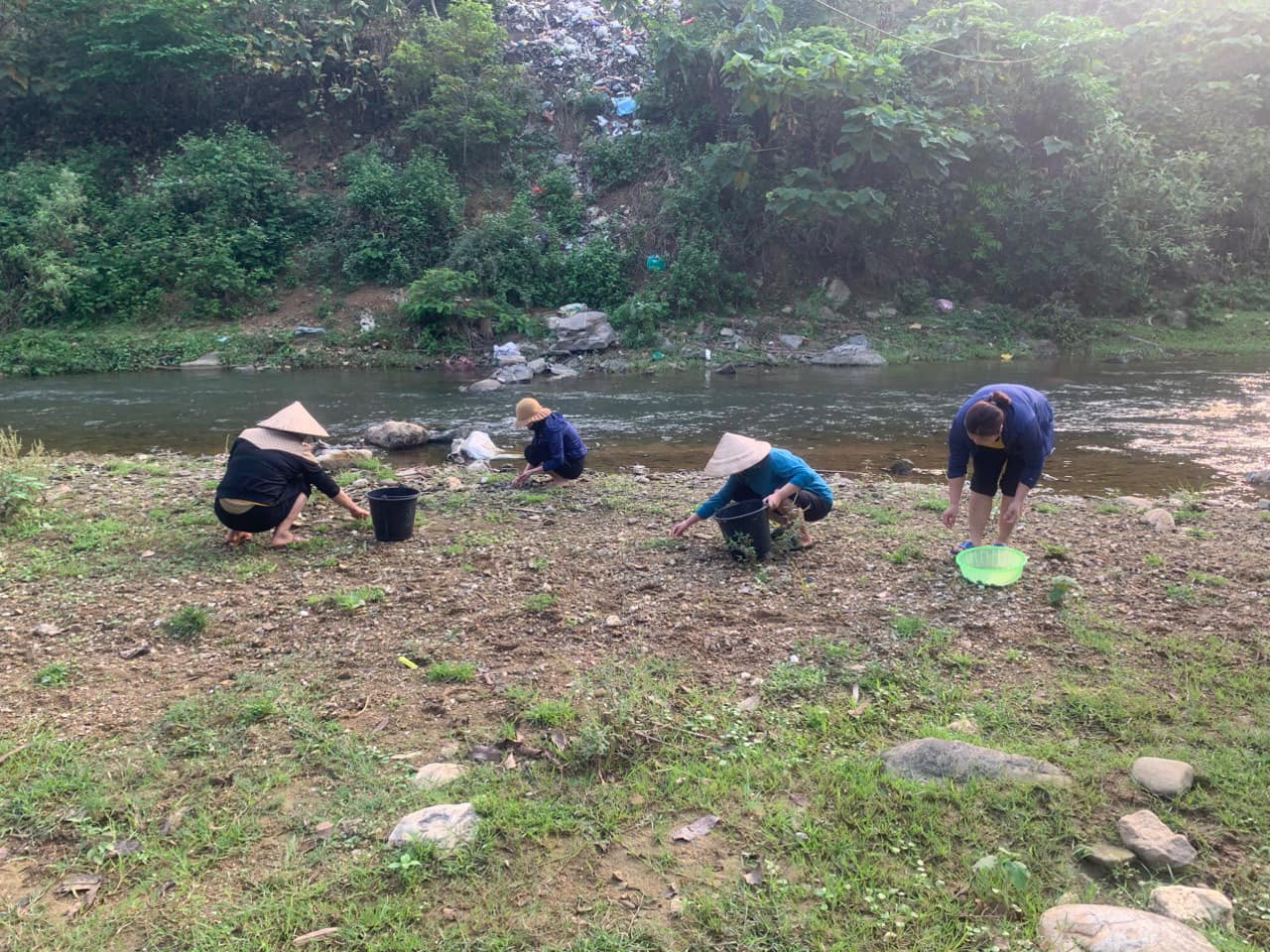 Giáo dục - Cô trò miền núi cùng sáng tác tranh đá gây quỹ xây thư viện xanh (Hình 2).