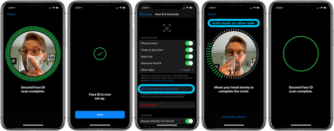 Công nghệ - Mẹo mở khóa Face ID dù vẫn đeo khẩu trang (Hình 2).