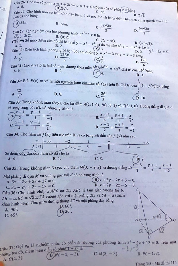 Giáo dục - Nghệ An: Thí sinh đánh giá đề thi môn Toán vừa sức nhưng khó đạt điểm tuyệt đối (Hình 5).