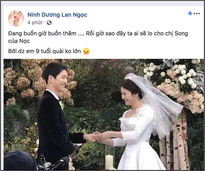 Giải trí - Sao Việt tiếc nuối khi biết tin Song Joong Ki và Song Hye Kyo ly hôn: 'Còn ai dám tin vào ngôn tình?' (Hình 2).