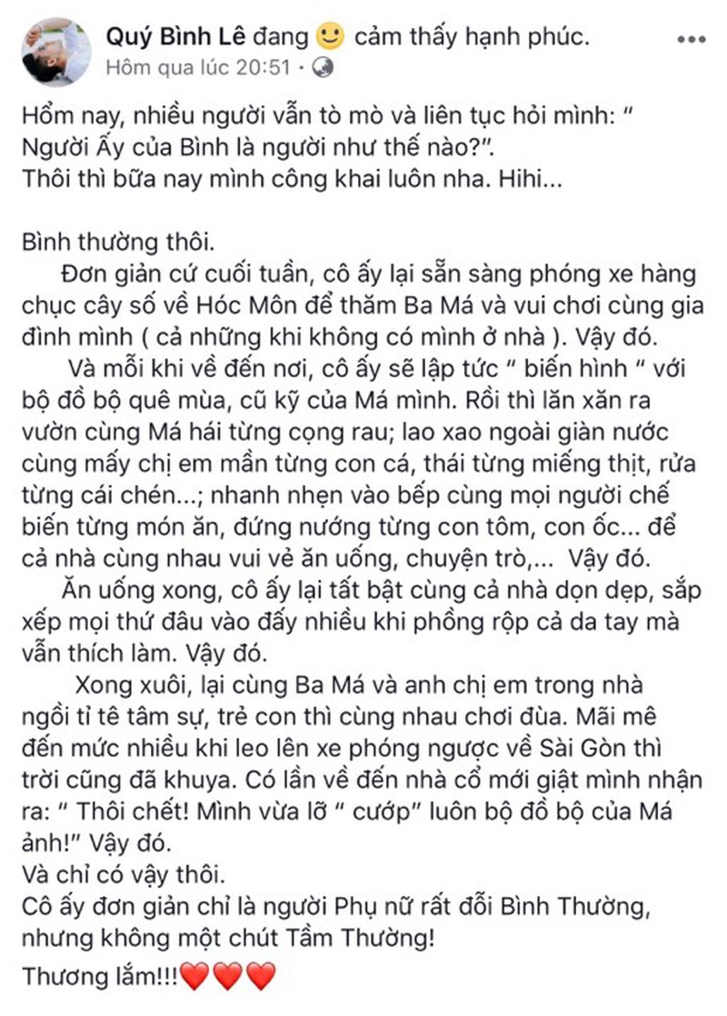 Giải trí - Quý Bình lần đầu tiết lộ câu chuyện về bạn gái đại gia (Hình 2).