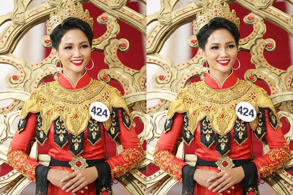 Với hình thể đẹp và một phong thái tự tin, H'Hen Niê luôn nằm trong top ứng cử viên nặng ký cho ngôi vị Hoa hậu Hoàn vũ Việt Nam 2017.