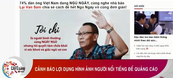 MC Lại Văn Sâm nói gì về việc bị mạo danh bán thuốc chữa ngủ ngáy?