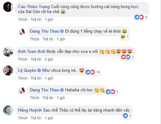 Ngỡ ngàng với vóc dáng của Hoa hậu Thu Thảo sau 1 tháng sinh con (Hình 2).