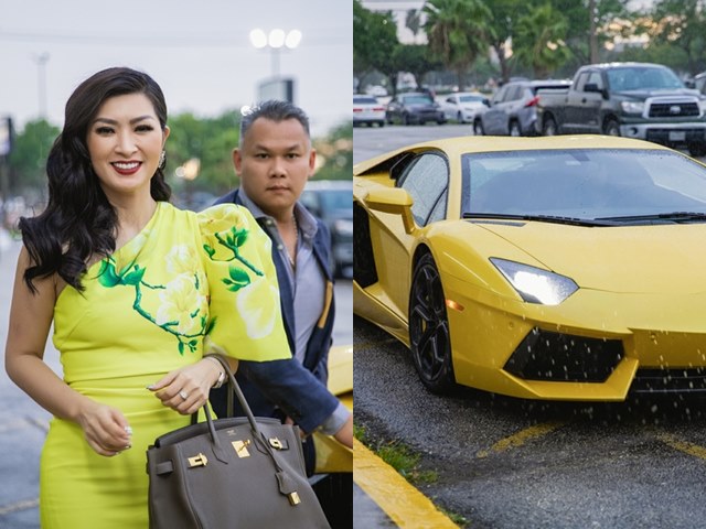 Giải trí - Nữ ca sĩ lái siêu xe Lamborghini 500.000 USD về Việt Nam “gây choáng' (Hình 3).