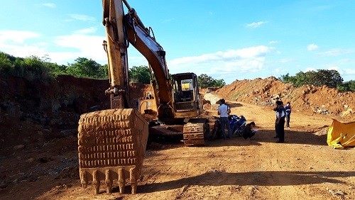 Môi trường - Bắt quả tang điểm khai thác đá trái phép