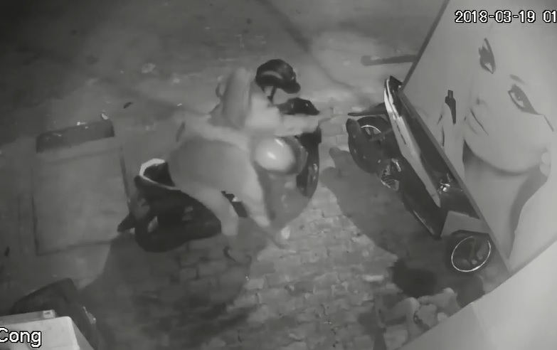 Clip: Hai thanh niên táo tợn cướp chó ngay trước mặt chủ nhà