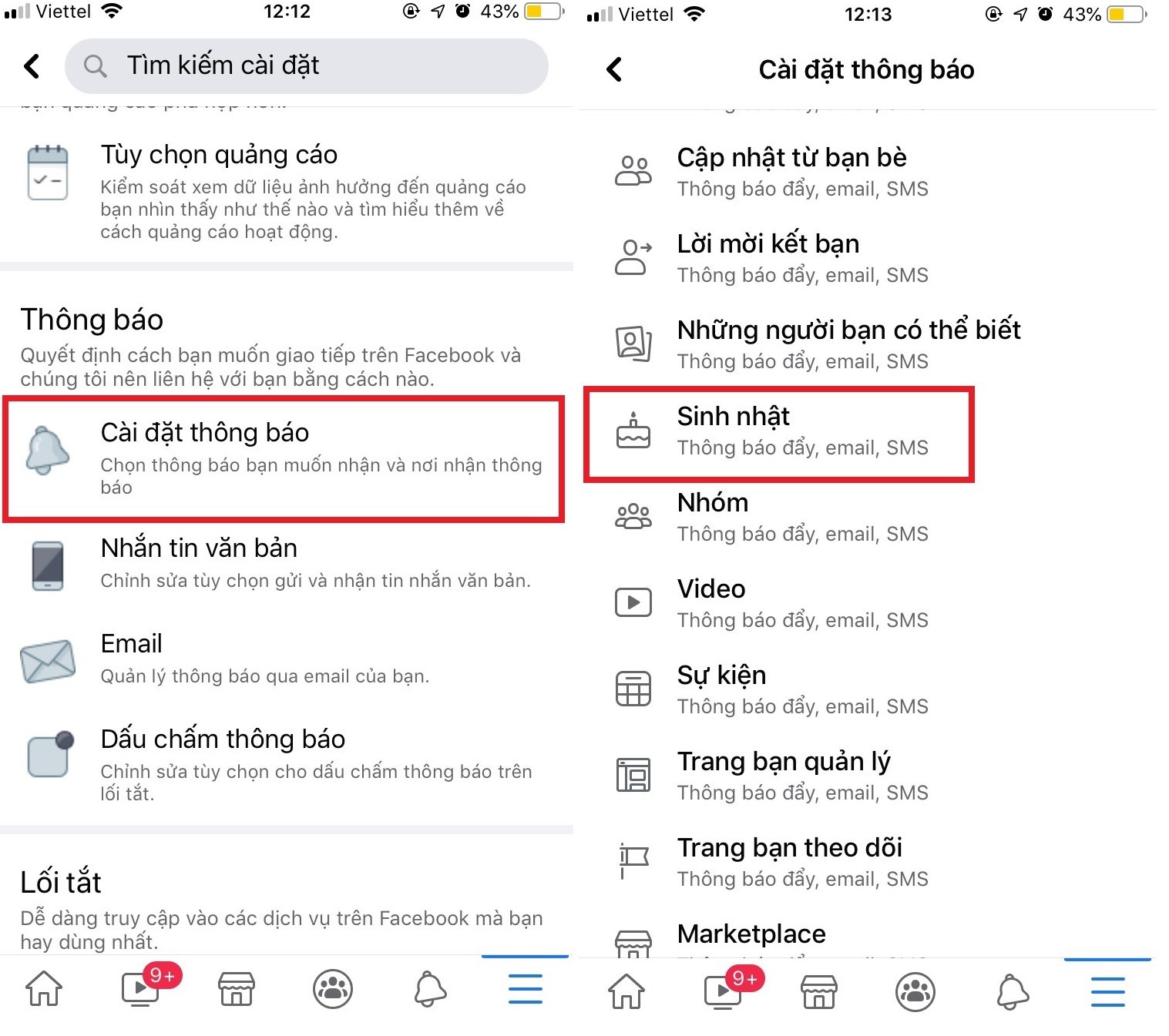 Thủ thuật - Tiện ích - Cách tắt thông báo sinh nhật trên Facebook cực đơn giản (Hình 2).