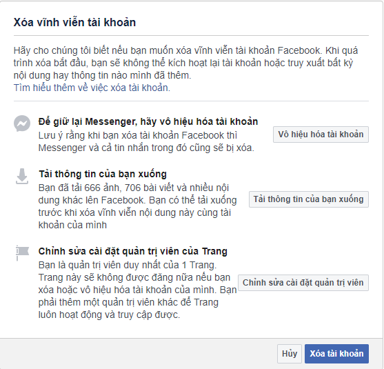 Thủ thuật - Tiện ích - Hướng dẫn cách xoá nick Facebook vĩnh viễn một cách nhanh nhất