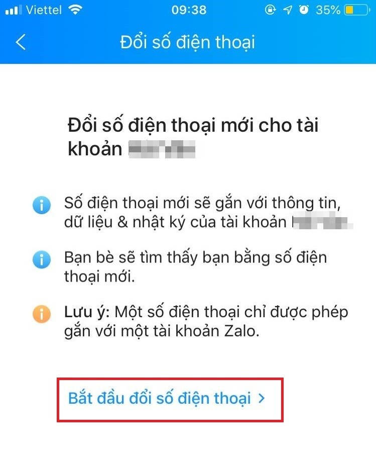 Thủ thuật - Tiện ích - Hướng dẫn cách thay đổi số điện thoại Zalo cực nhanh, cực đơn giản (Hình 3).