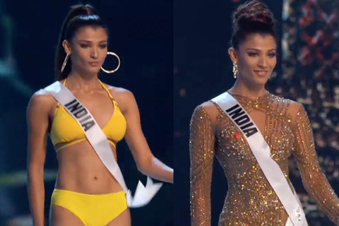 Sự kiện - Bán kết Miss Universe 2018: H'Hen Niê hất váy đầy duyên dáng, người đẹp Ấn Độ gặp sự cố lộ ngực (Hình 2).