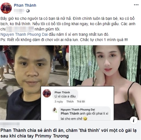 Ngôi sao - Rộ tin Phan Thành có tình mới: Người trong cuộc chính thức lên tiếng