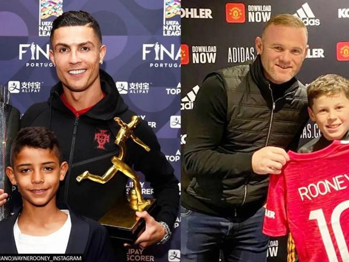 Bóng đá Anh - Quý tử nhà Rooney vượt xa quý tử nhà Ronaldo về khoản ghi bàn