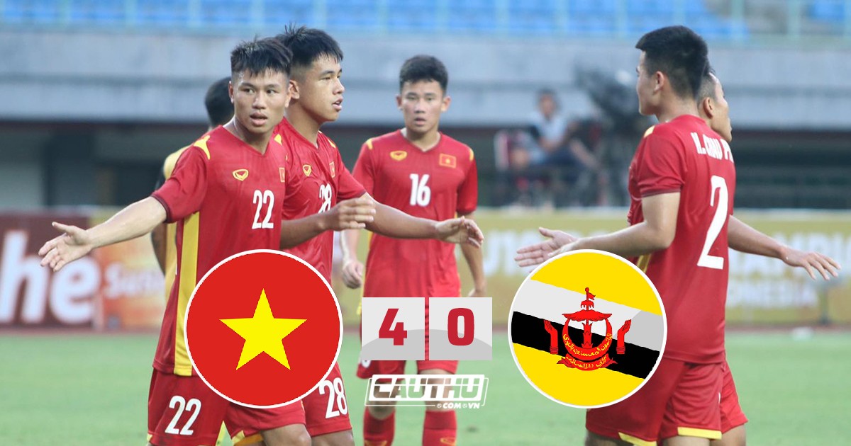 Bóng đá Việt Nam - Sao HAGL lập siêu phẩm, U19 Việt Nam thắng nhàn U19 Brunei 