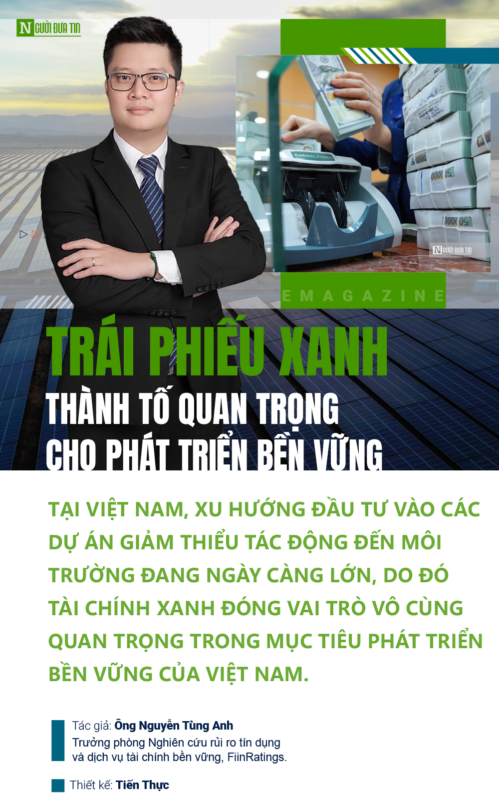 Trái phiếu xanh - thành tố quan trọng cho phát triển bền vững