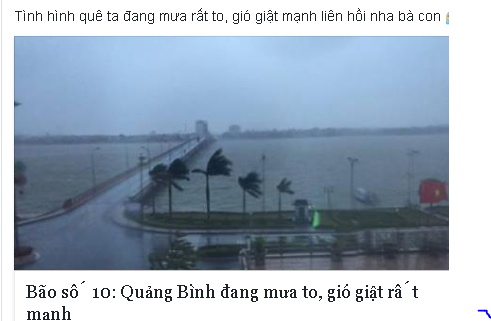 Cộng đồng mạng - Bão số 10 vào Quảng Bình và nỗi lòng của người con xa quê (Hình 3).