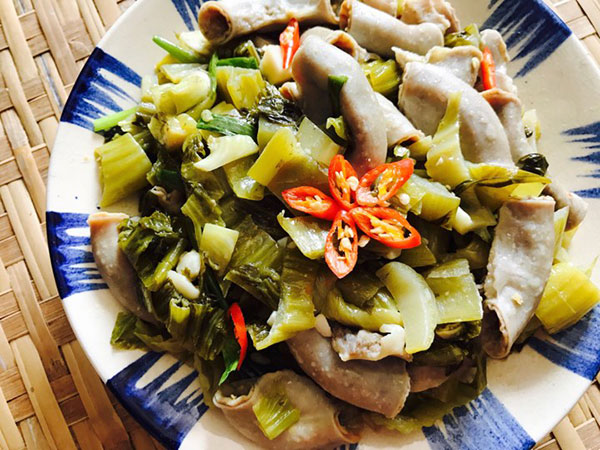 Gia đình - Công thức nấu món lòng non xào dưa chua ngon đúng điệu (Hình 3).