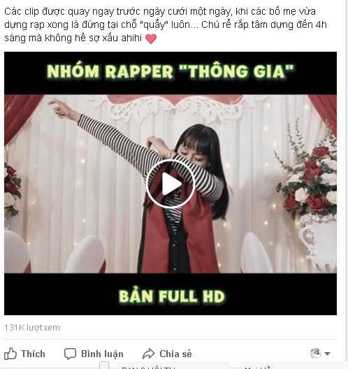 Cộng đồng mạng - Đám cưới “thánh chế” Nhật Anh Trắng: Bố mẹ 2 nhà 'bắn' rap siêu bá đạo  (Hình 2).