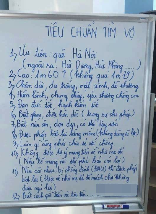 Tiêu chuẩn chọn vợ 'không tự ý mang tiền về nhà mẹ đẻ' của nam thanh niên gây tranh cãi