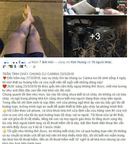 Rùng mình lời kể thoát thân của nữ DJ nổi tiếng Sài thành trong vụ cháy chung cư Carina
